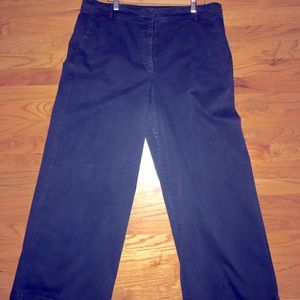J. Crew Wide Leg Stretch Work Pants